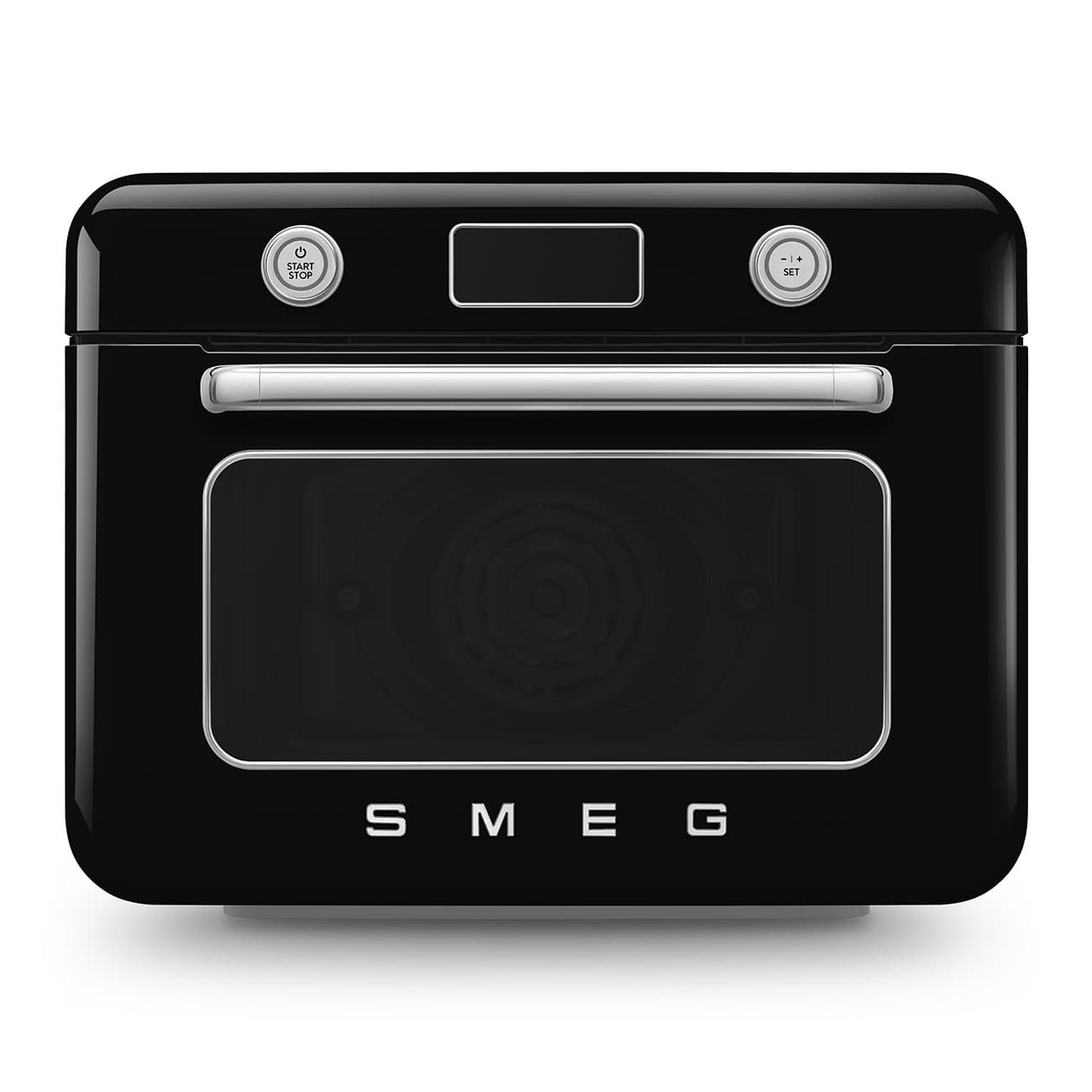 SMEG COF01BLEU combi-stoom oven, Zwart