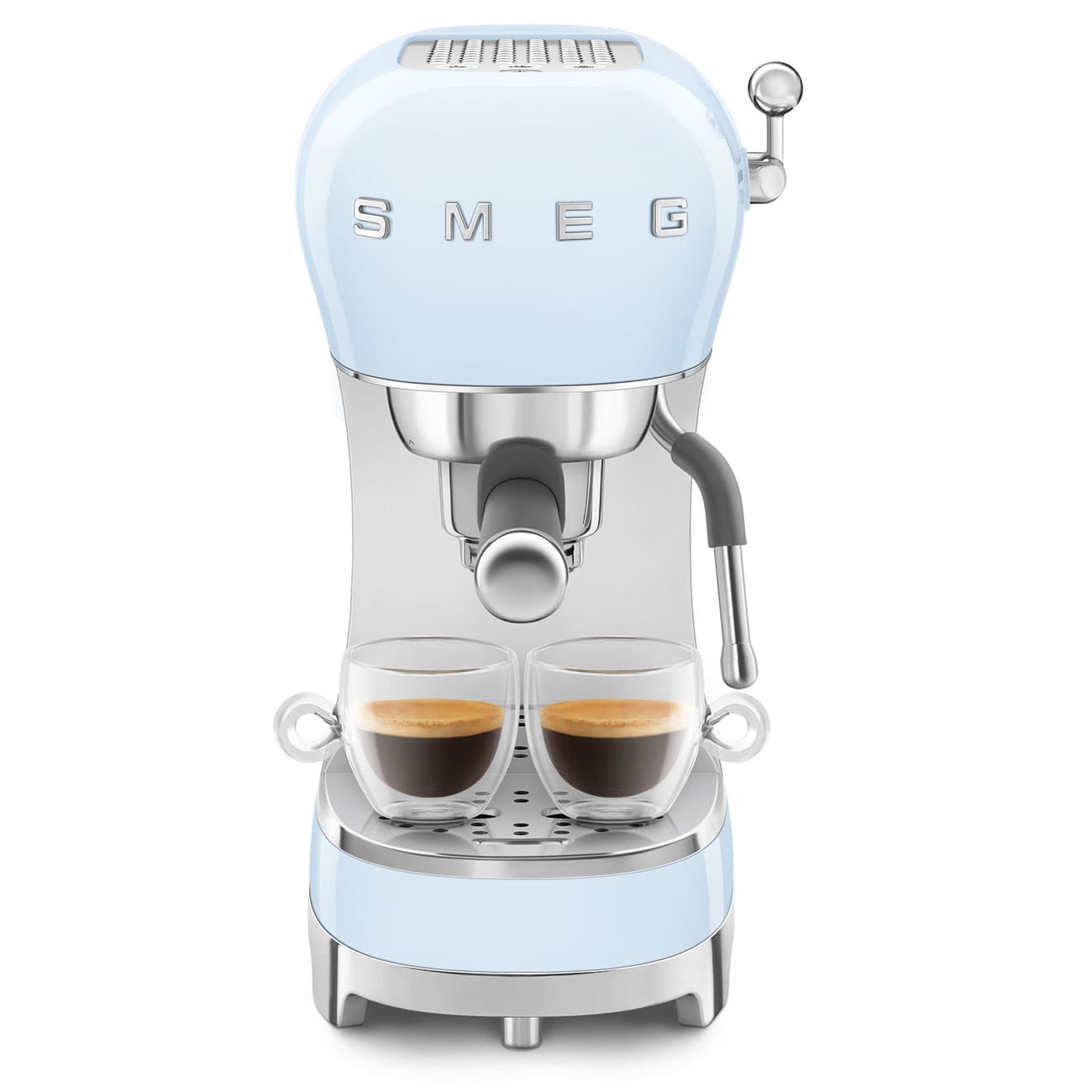 SMEG ECF02PBEU espressomachine, Pastelblauw (afbeelding 4 van 6)