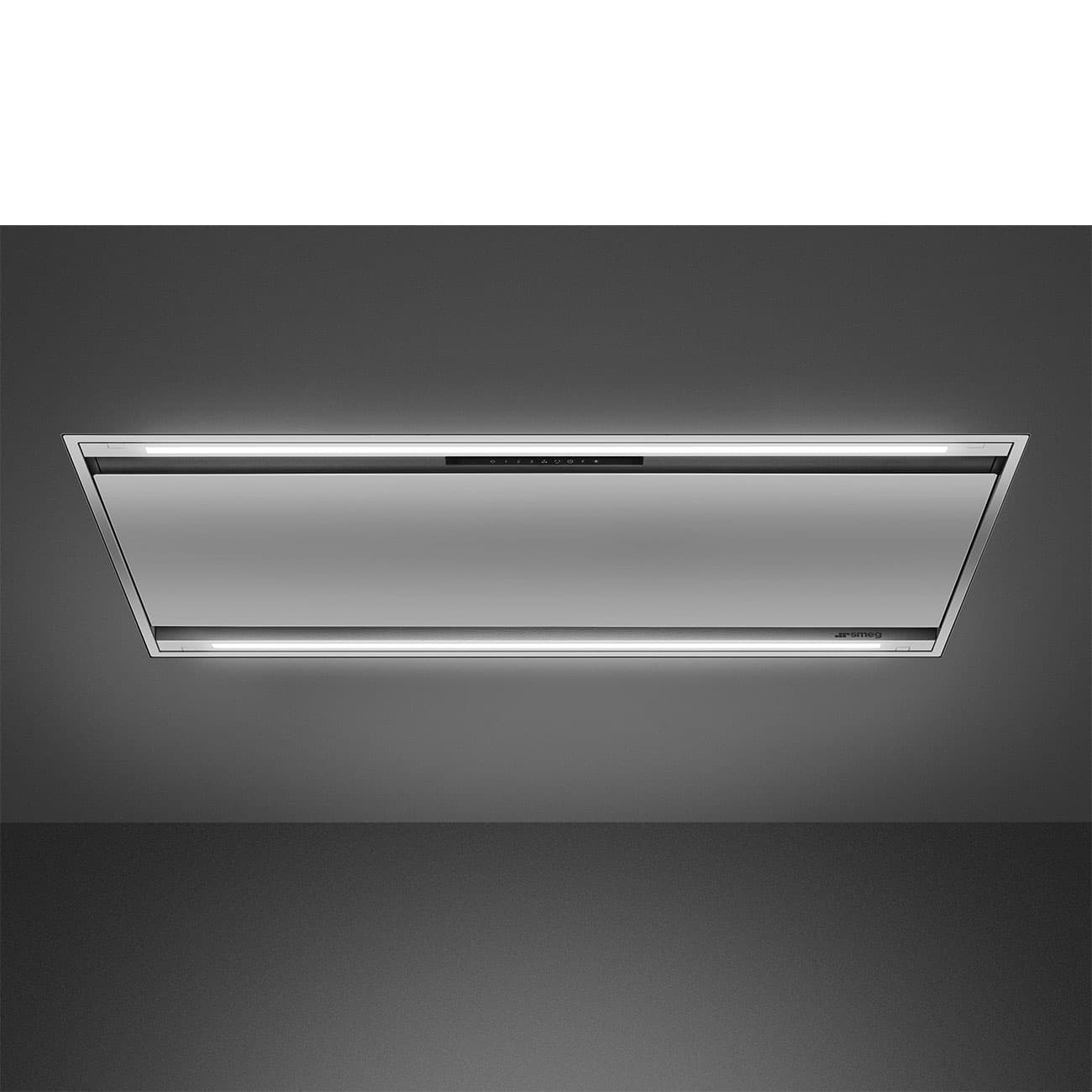 SMEG KLT12L4X plafond unit afzuigkap, Rvs