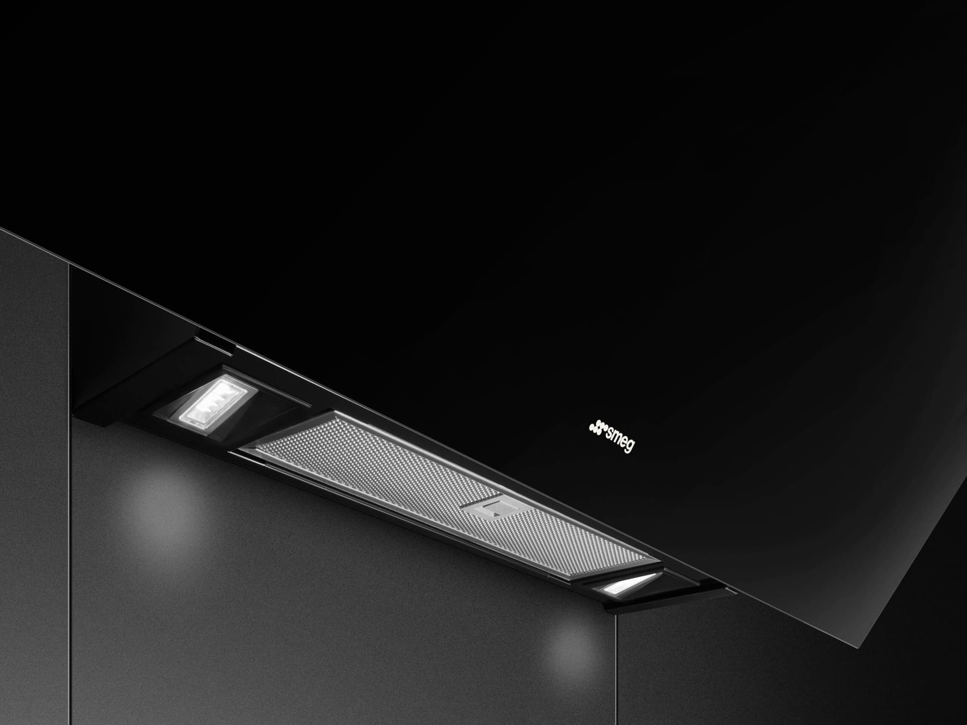 SMEG KV394N wand afzuigkap, Zwart (afbeelding 3 van 5)