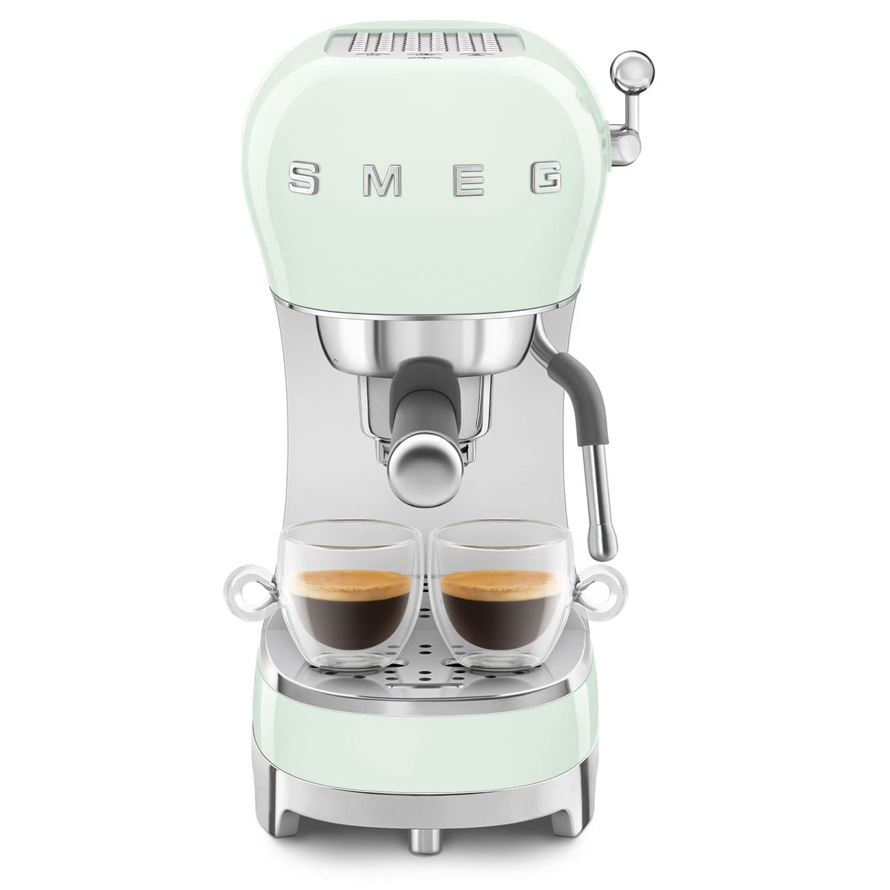 SMEG ECF02PGEU espressomachine pastelgroen (afbeelding 2 van 5)