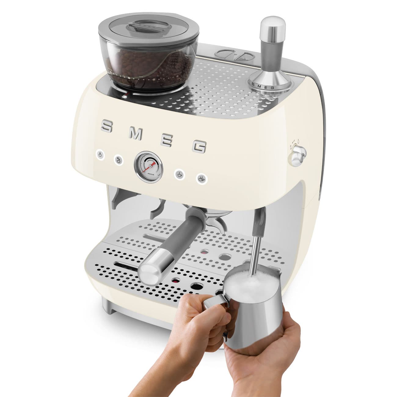 SMEG EGF03CREU espressomachine crème (afbeelding 2 van 4)