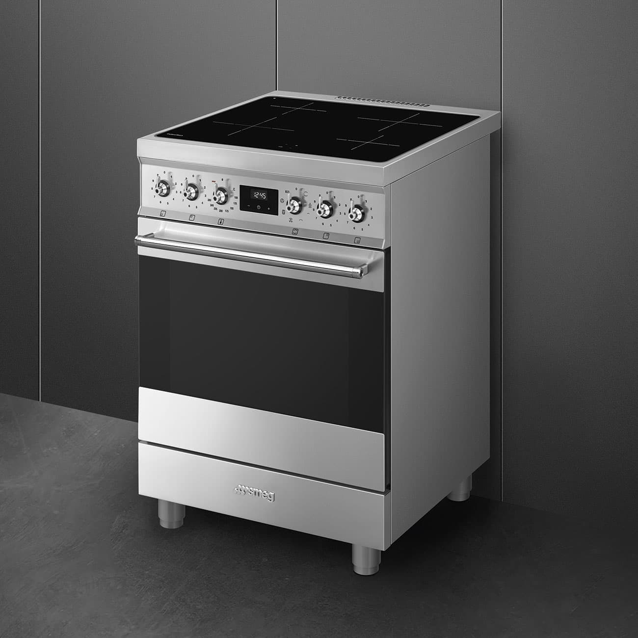 SMEG C6IMXM2 fornuis, Rvs (afbeelding 2 van 5)
