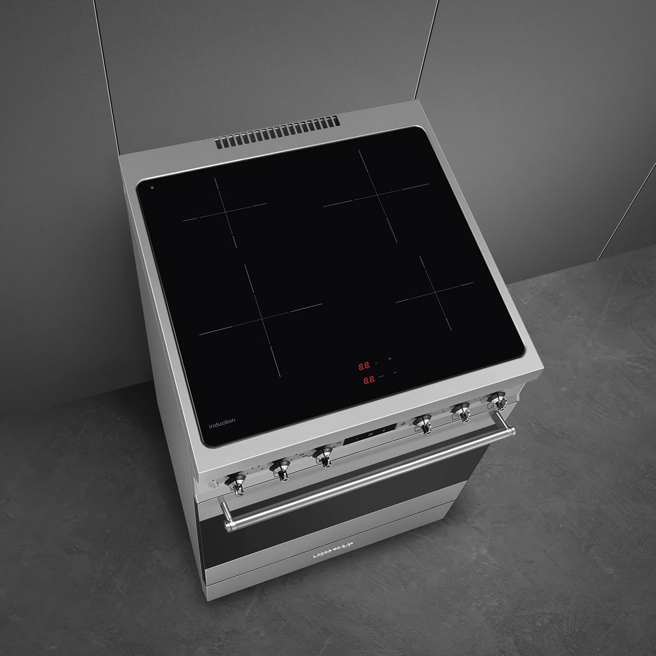 SMEG C6IMXM2 fornuis, Rvs (afbeelding 3 van 5)