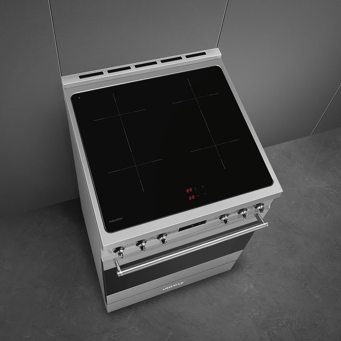 SMEG C6IPXM2 fornuis, Rvs (afbeelding 5 van 6)
