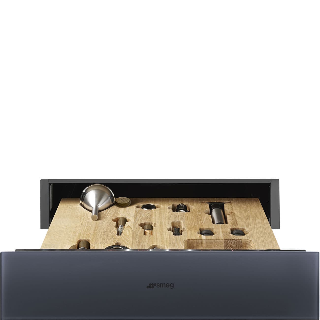 SMEG CPS115G sommelier lade Neptune Grey