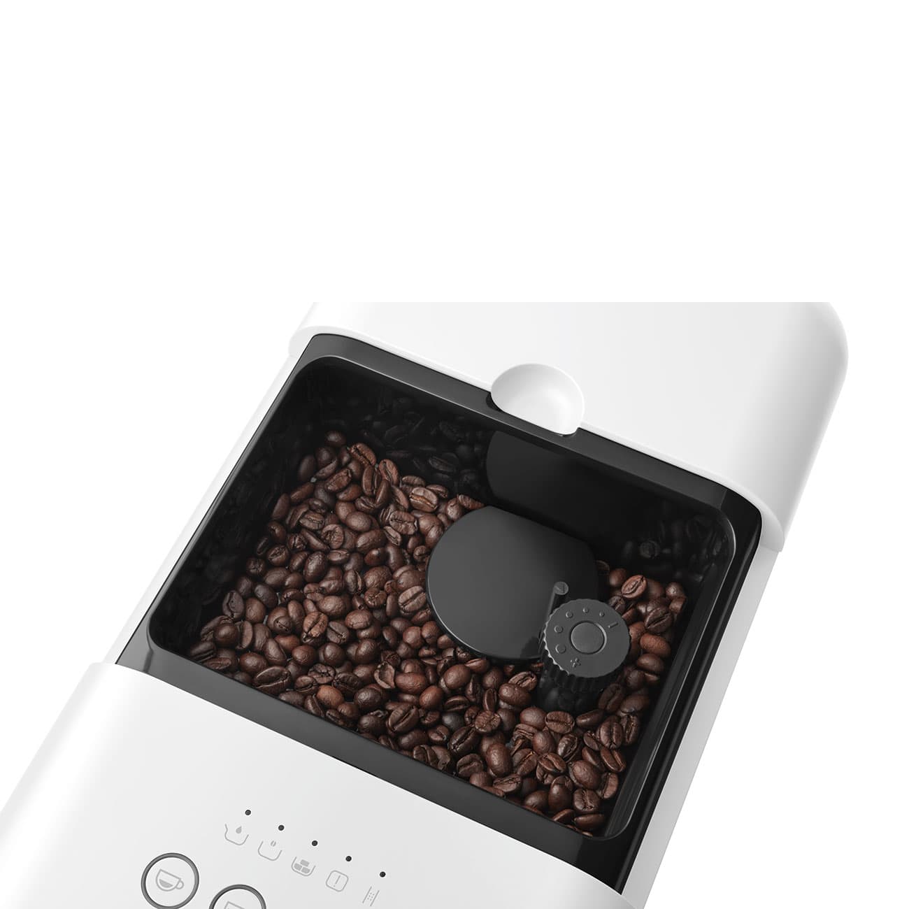 SMEG BCC12WHMEU koffiemachine, Mat wit (afbeelding 5 van 7)