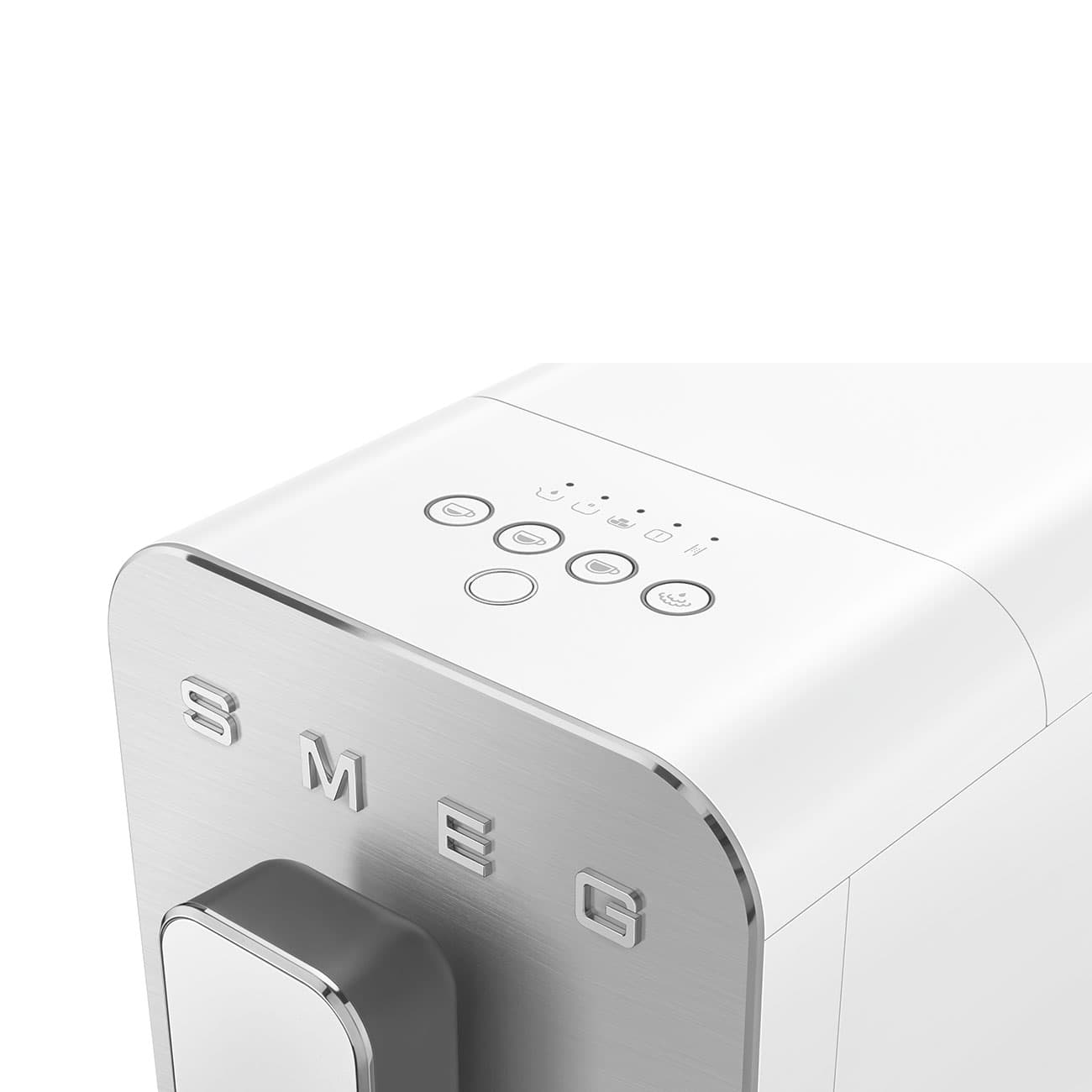 SMEG BCC12WHMEU koffiemachine, Mat wit (afbeelding 4 van 7)