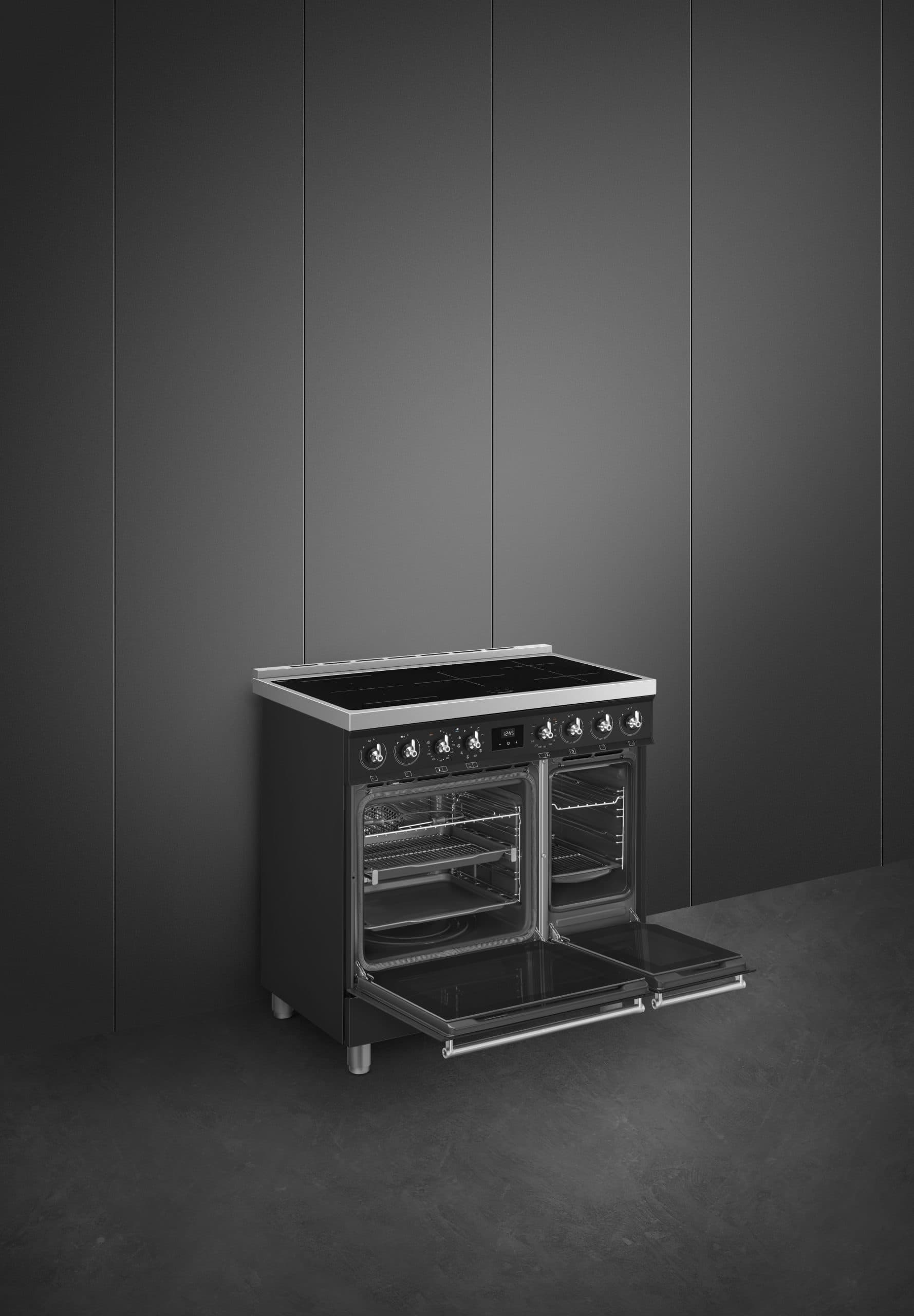 SMEG C92IPMB2 fornuis, Antraciet (afbeelding 2 van 5)
