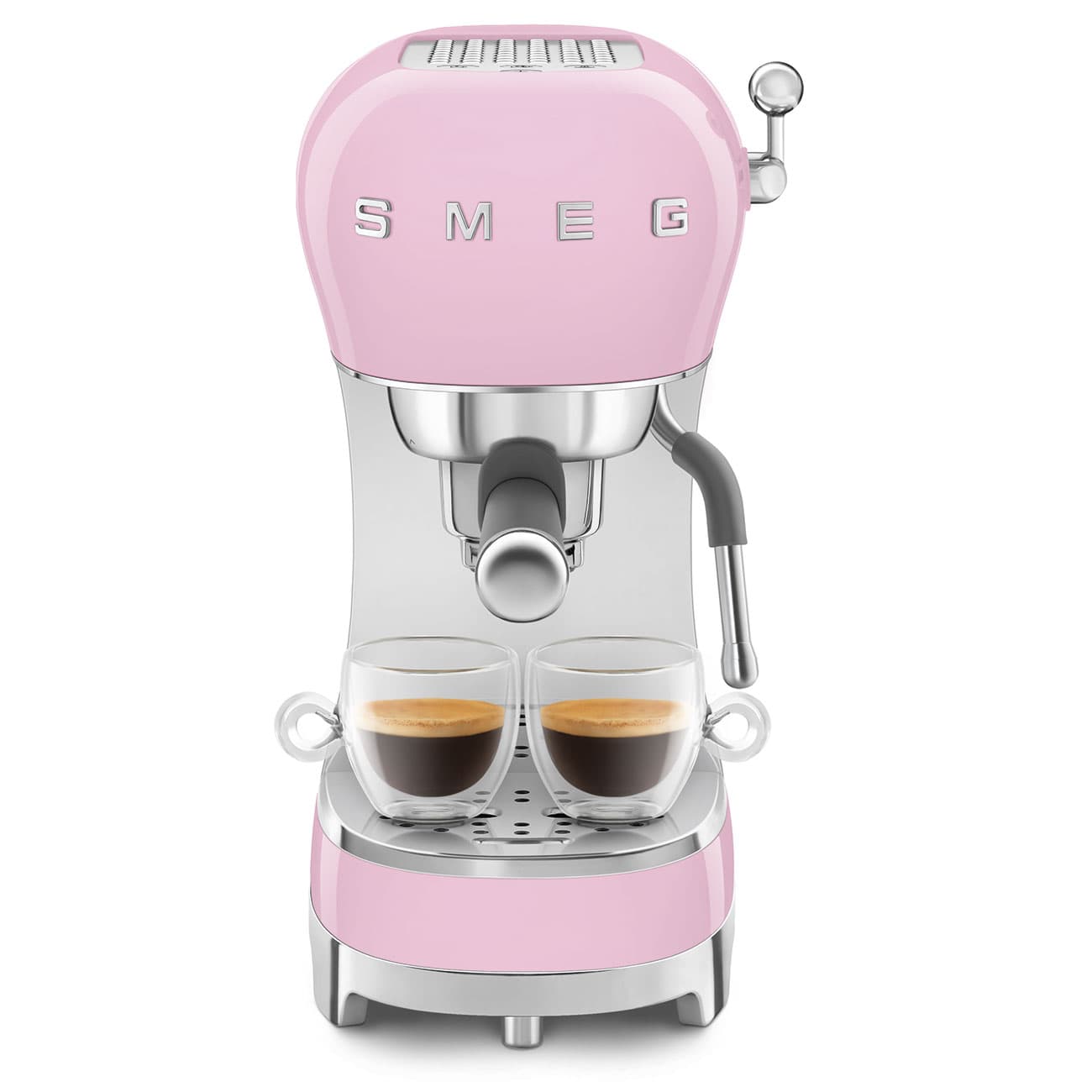 SMEG ECF02PKEU espressomachine, Roze (afbeelding 3 van 5)