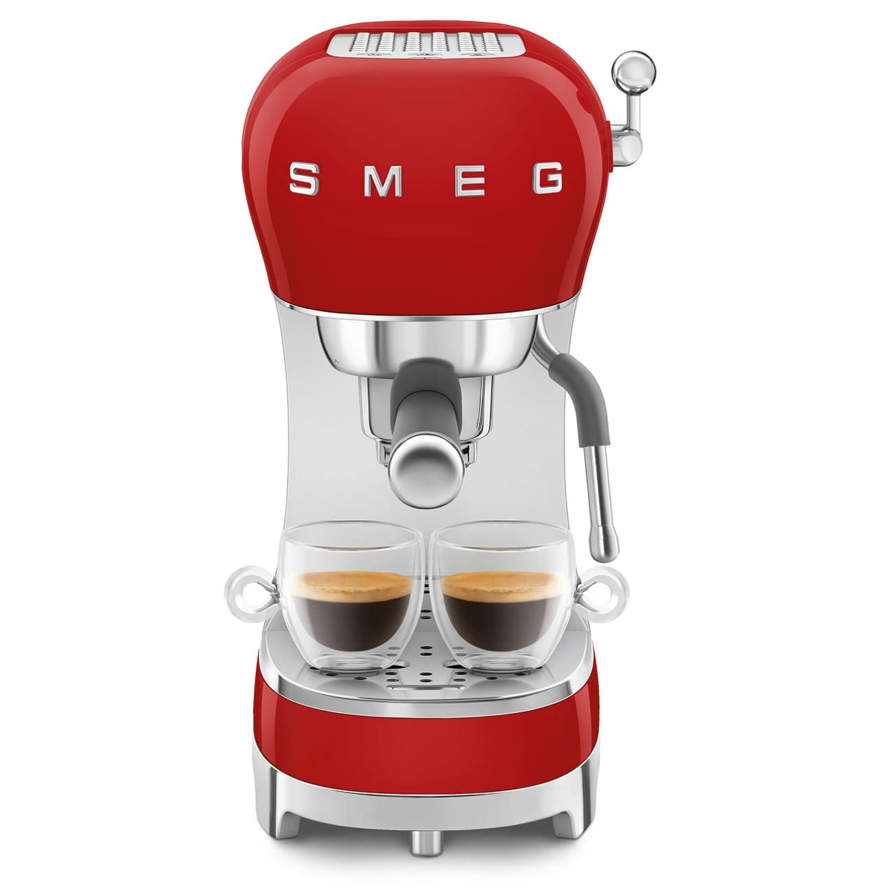 SMEG ECF02RDEU espressomachine, Rood (afbeelding 4 van 6)