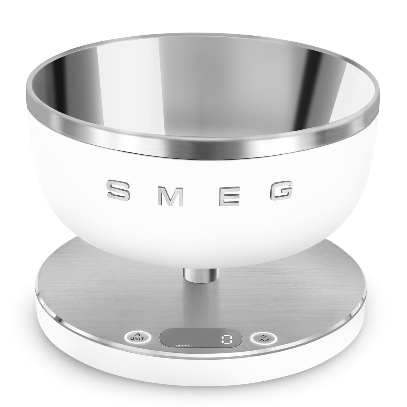 SMEG KSC01WHMWW Digitale keukenweegschaal matwit, Mat wit