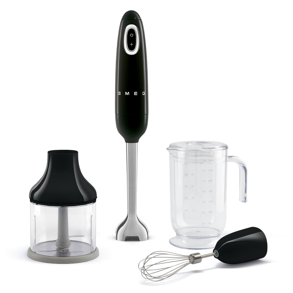 SMEG HBF03BLEU Staafmixer met accessoires, Zwart