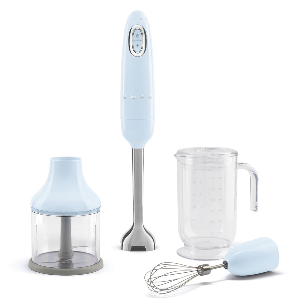 SMEG HBF03PBEU Staafmixer met accessoires, Pastelblauw