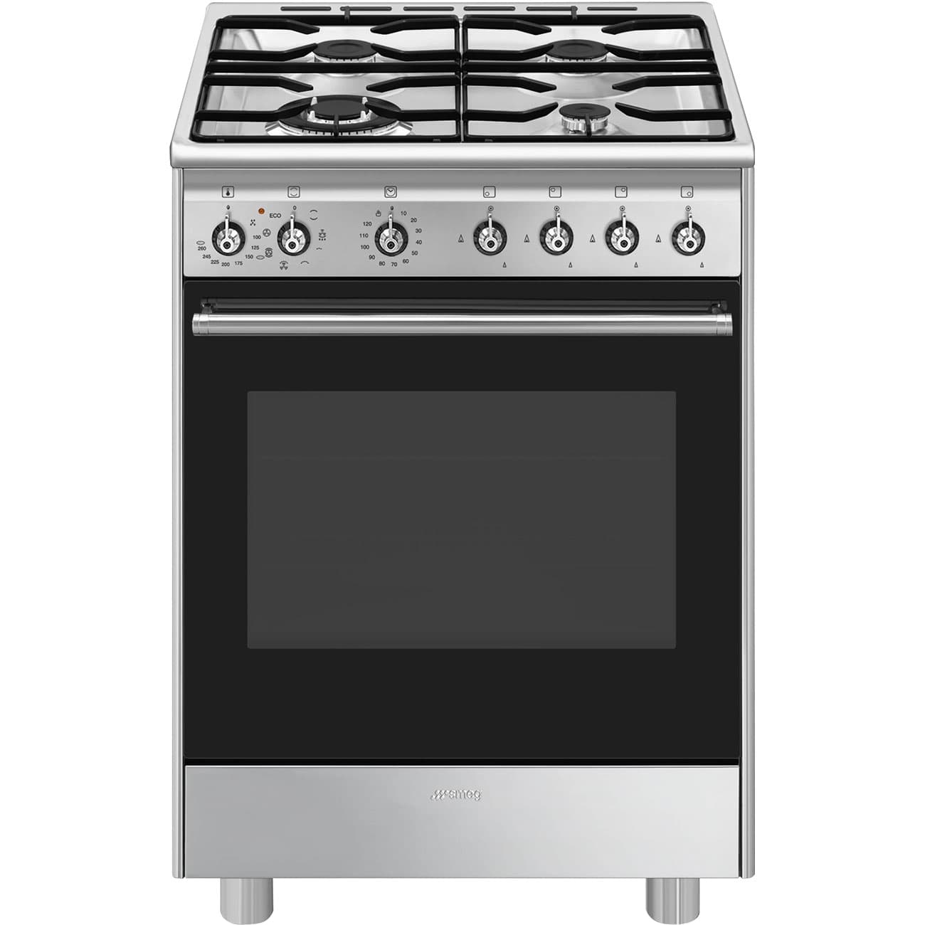 SMEG CX61GMXNLK fornuis, Rvs