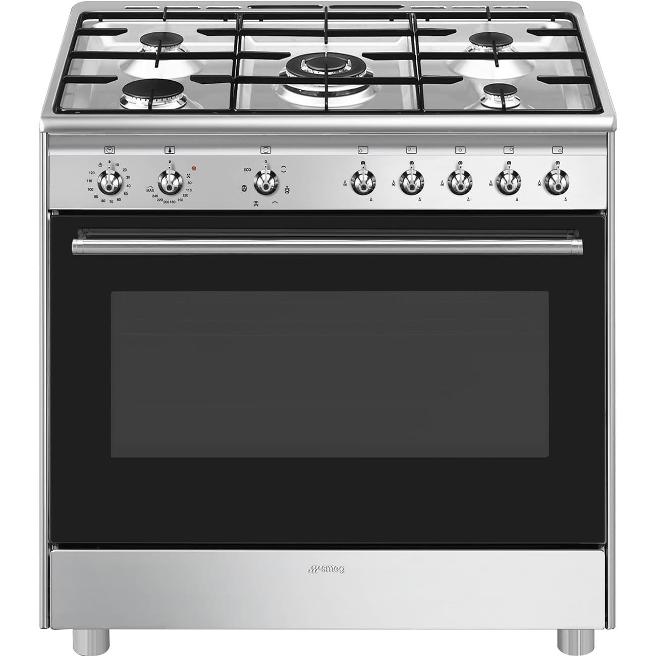 SMEG CX91GMXNLK fornuis, Rvs