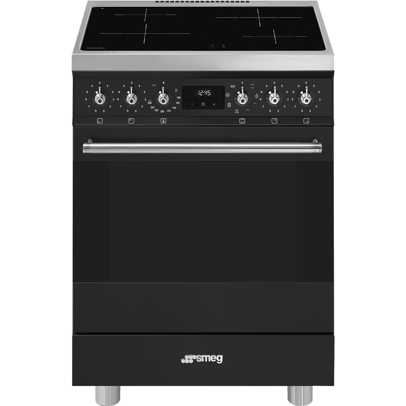 SMEG C6IMMBM2 fornuis, Antraciet