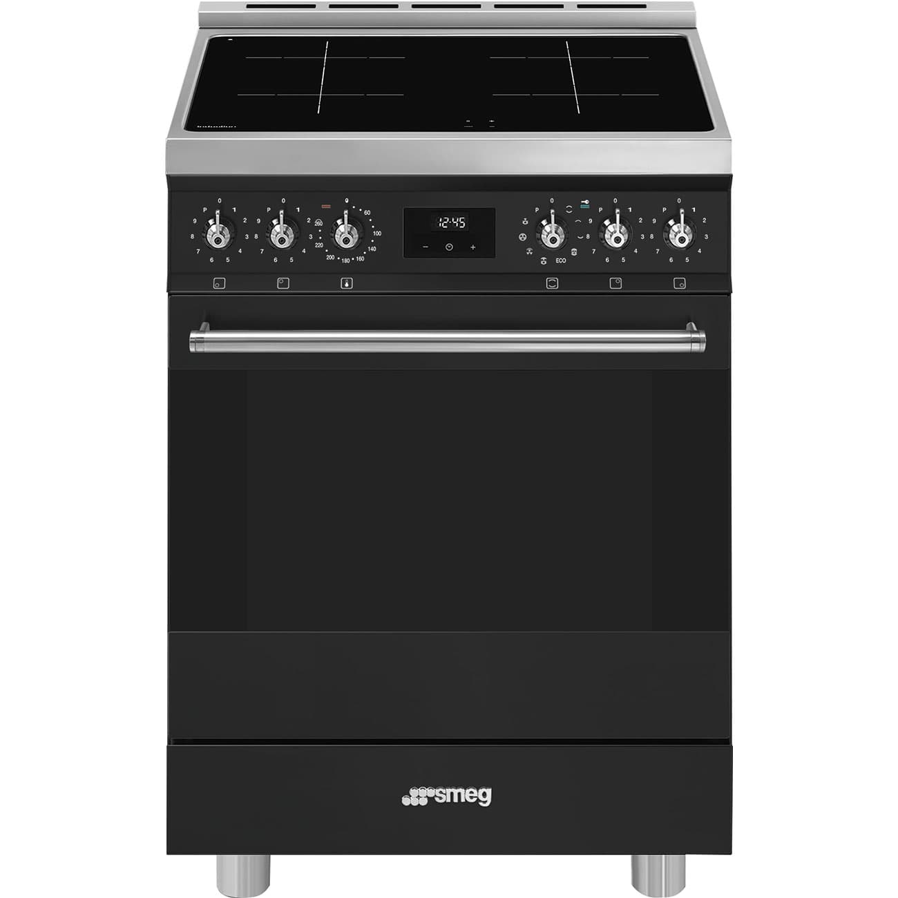 SMEG C6IPMBM2 fornuis, Antraciet