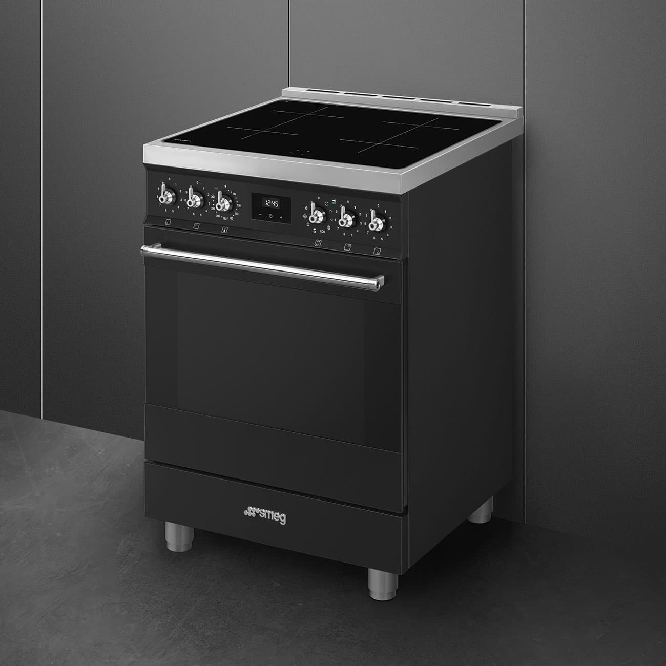 SMEG C6IMMBM2 fornuis, Antraciet (afbeelding 2 van 5)