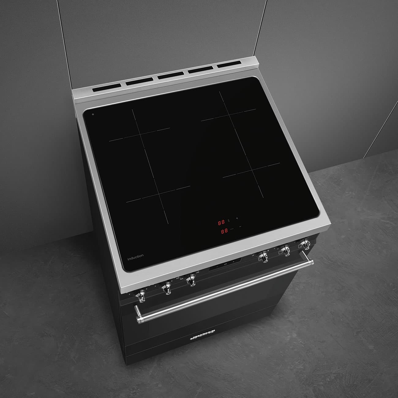 SMEG C6IMMBM2 fornuis, Antraciet (afbeelding 3 van 5)