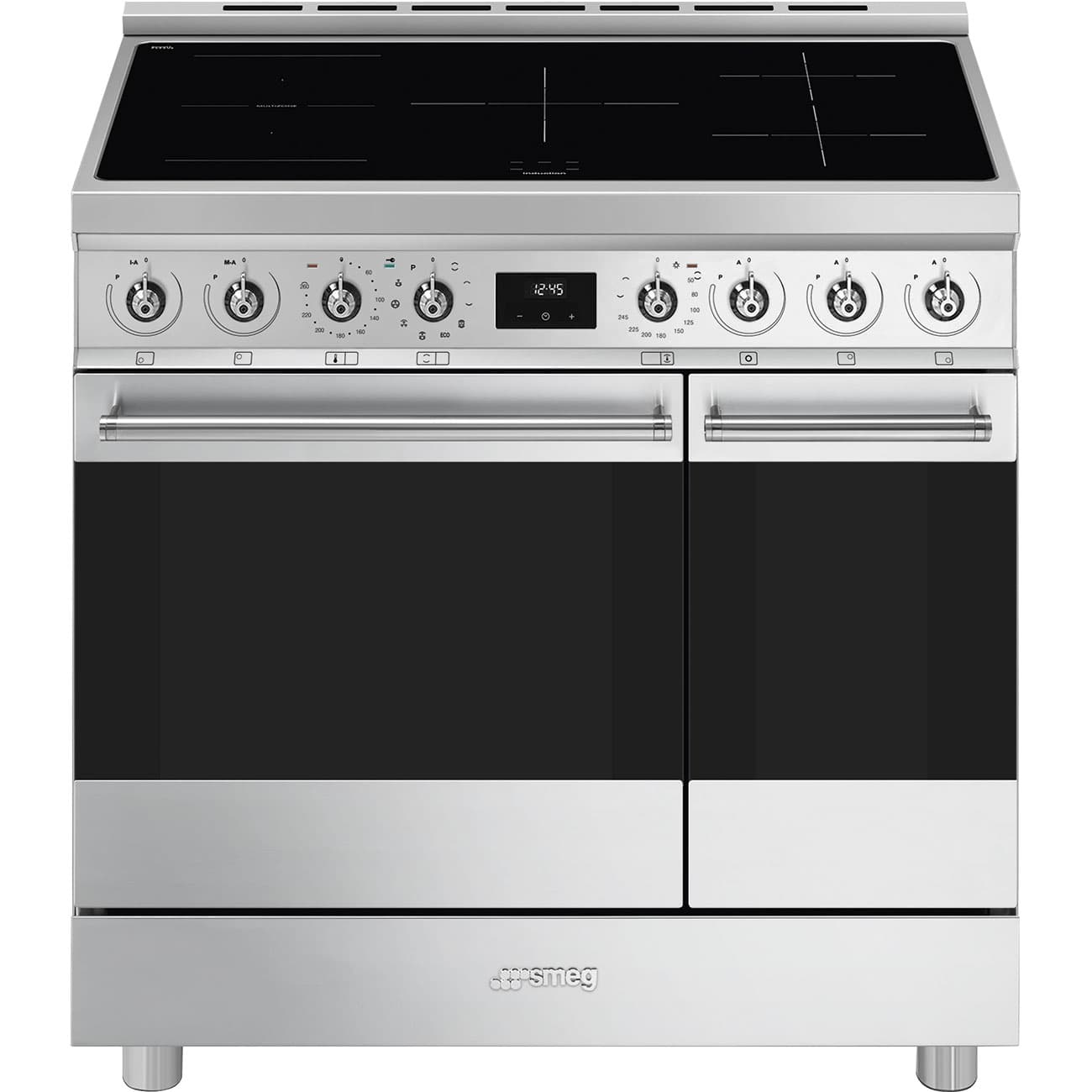 SMEG C92IPX2 fornuis, Rvs