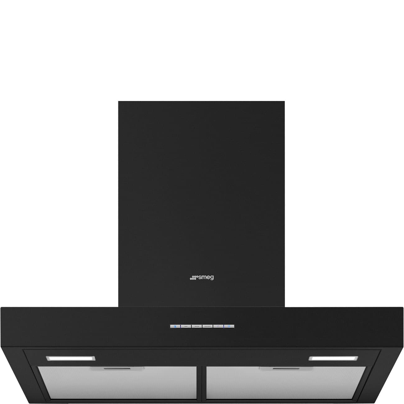 SMEG KBT600MB wand afzuigkap, Antraciet