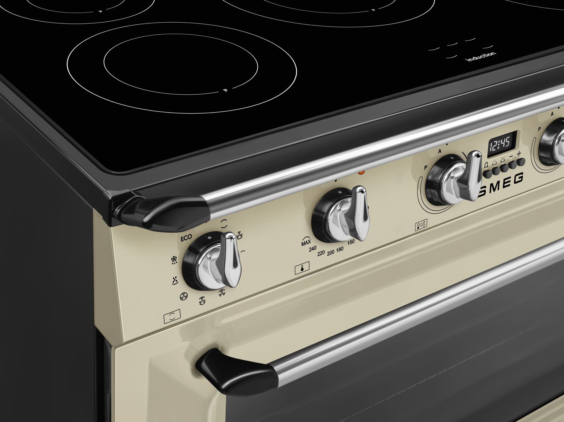 SMEG TR90IMP fornuis, Creme (afbeelding 3 van 6)