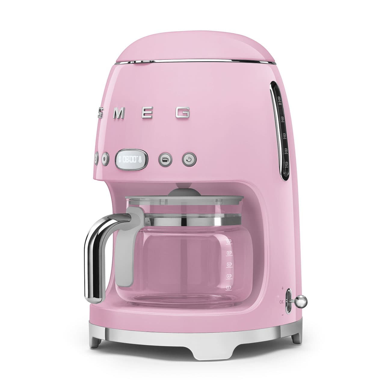 SMEG DCF02PKEU filterkoffiemachine, Roze (afbeelding 3 van 5)