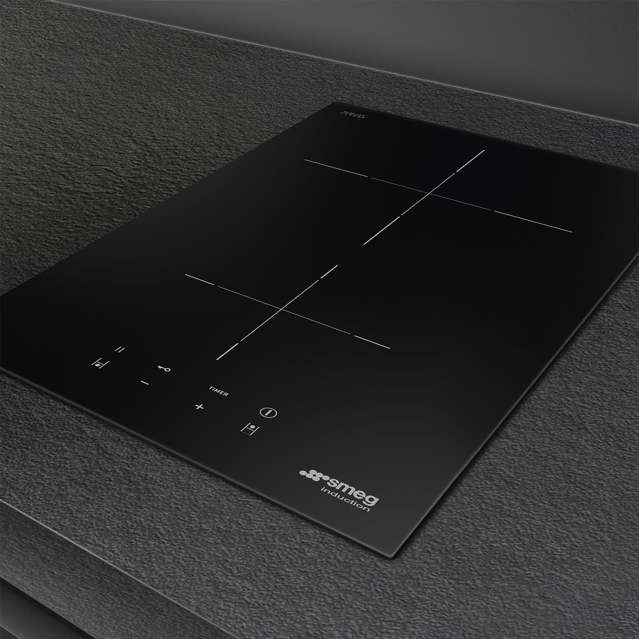 SMEG SI2321D kookplaat, Zwart (afbeelding 4 van 5)