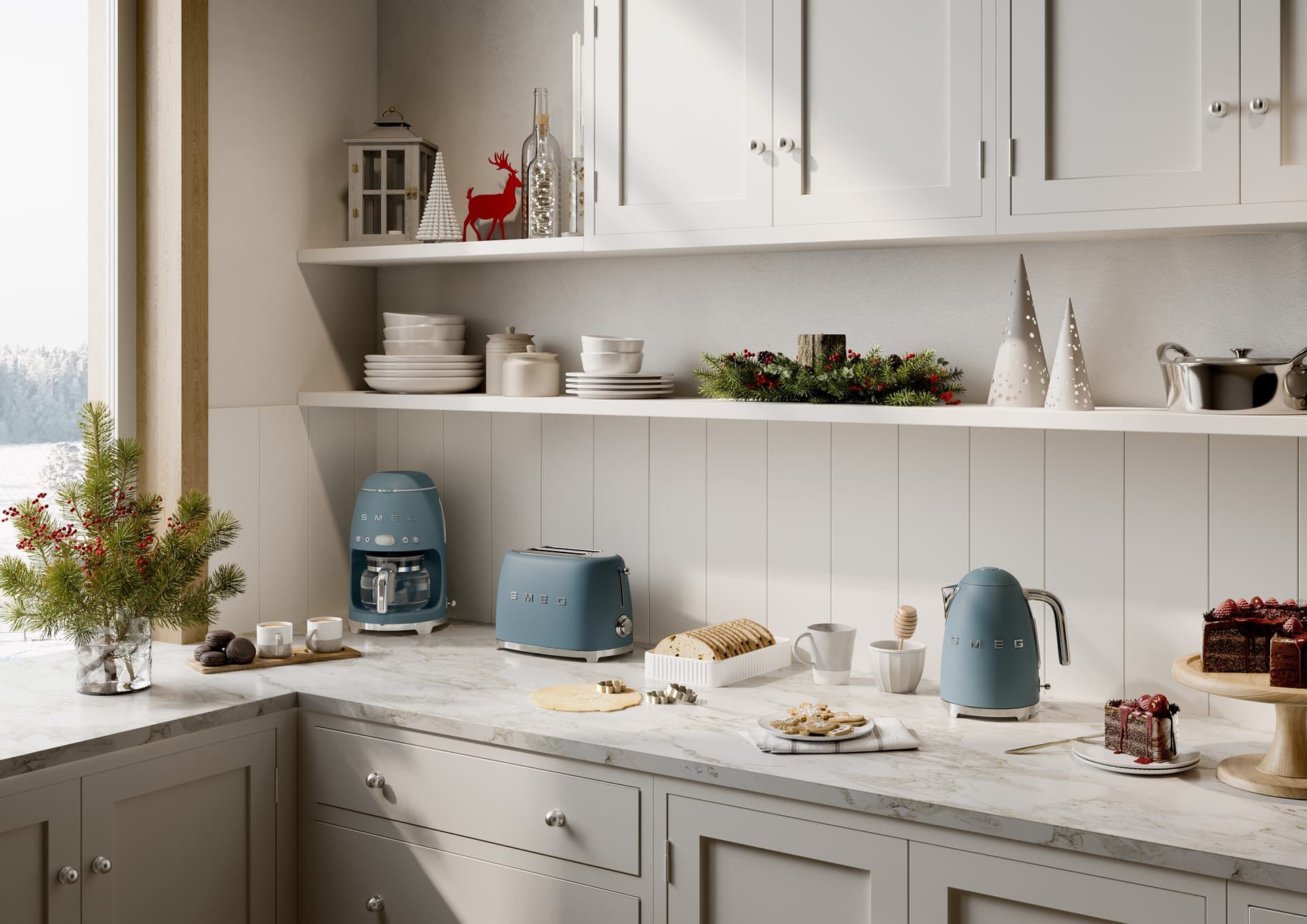 SMEG TSF01SBMEU broodrooster storm blue (afbeelding 2 van 3)