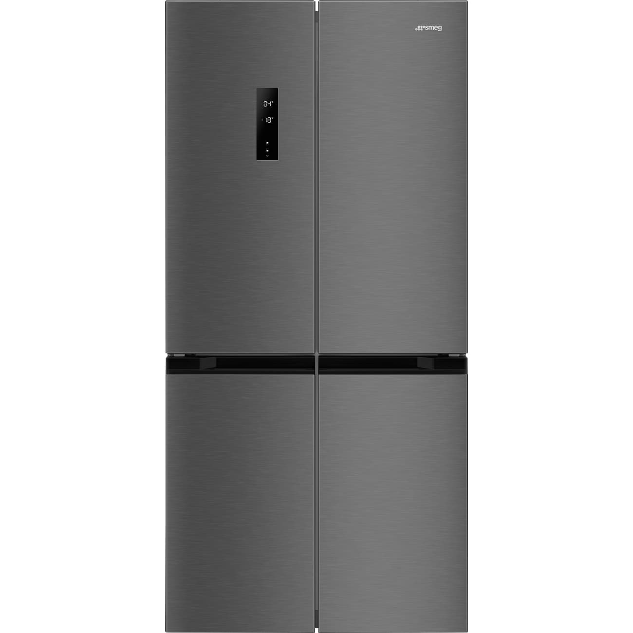 SMEG FQI48KD koelkast, Donker RVS