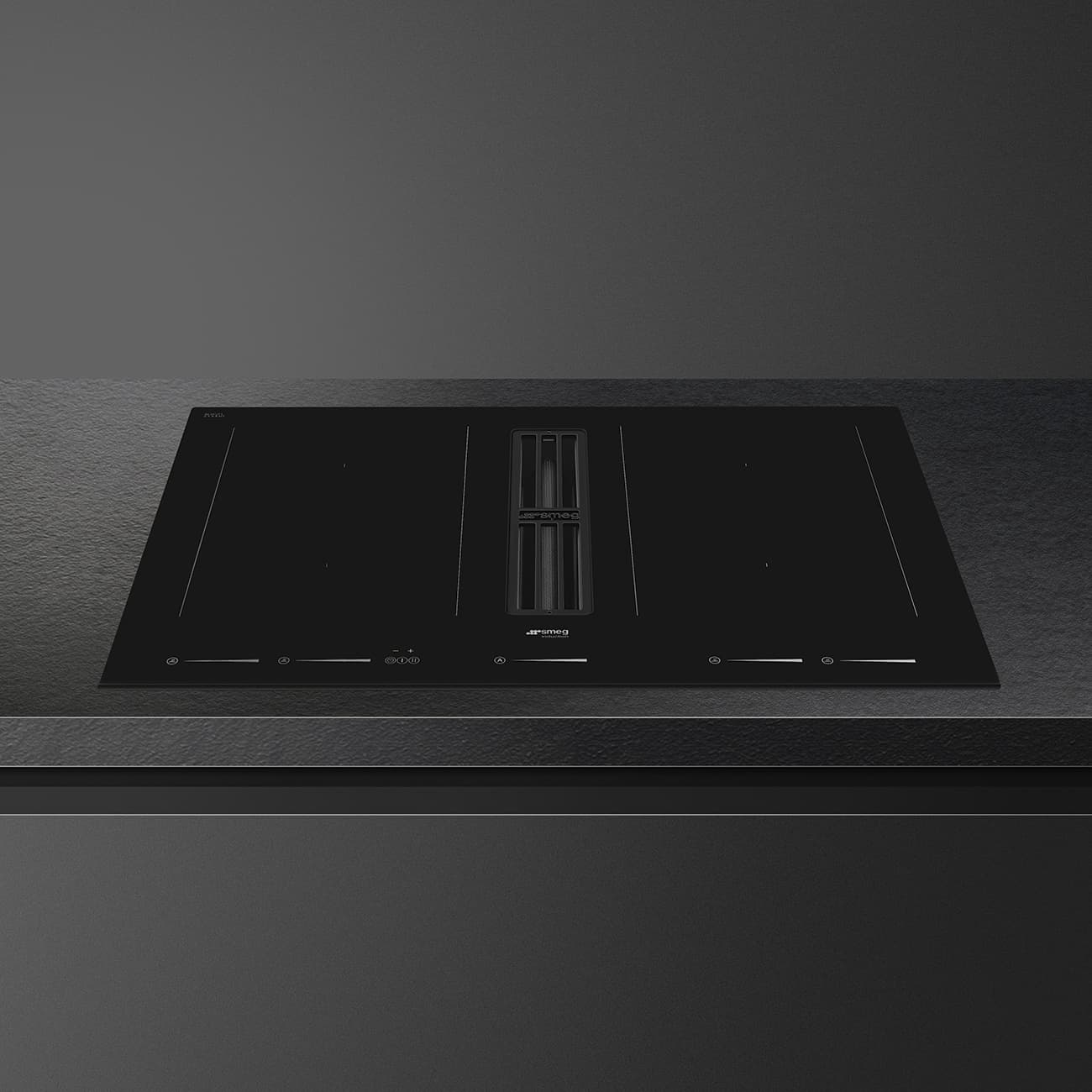 SMEG HOBD682D2 kookplaat, Zwart (afbeelding 2 van 5)