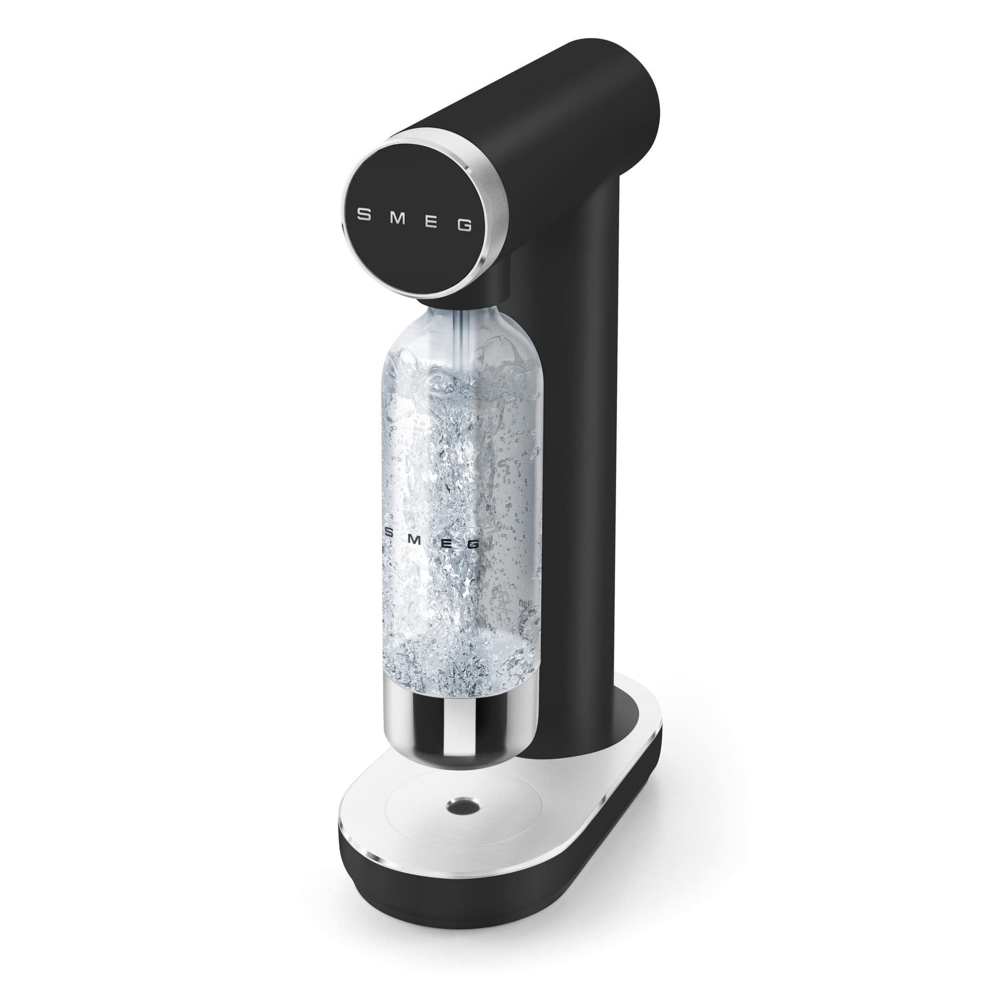 SMEG SKC01BLM Sodamaker matzwart, Mat zwart