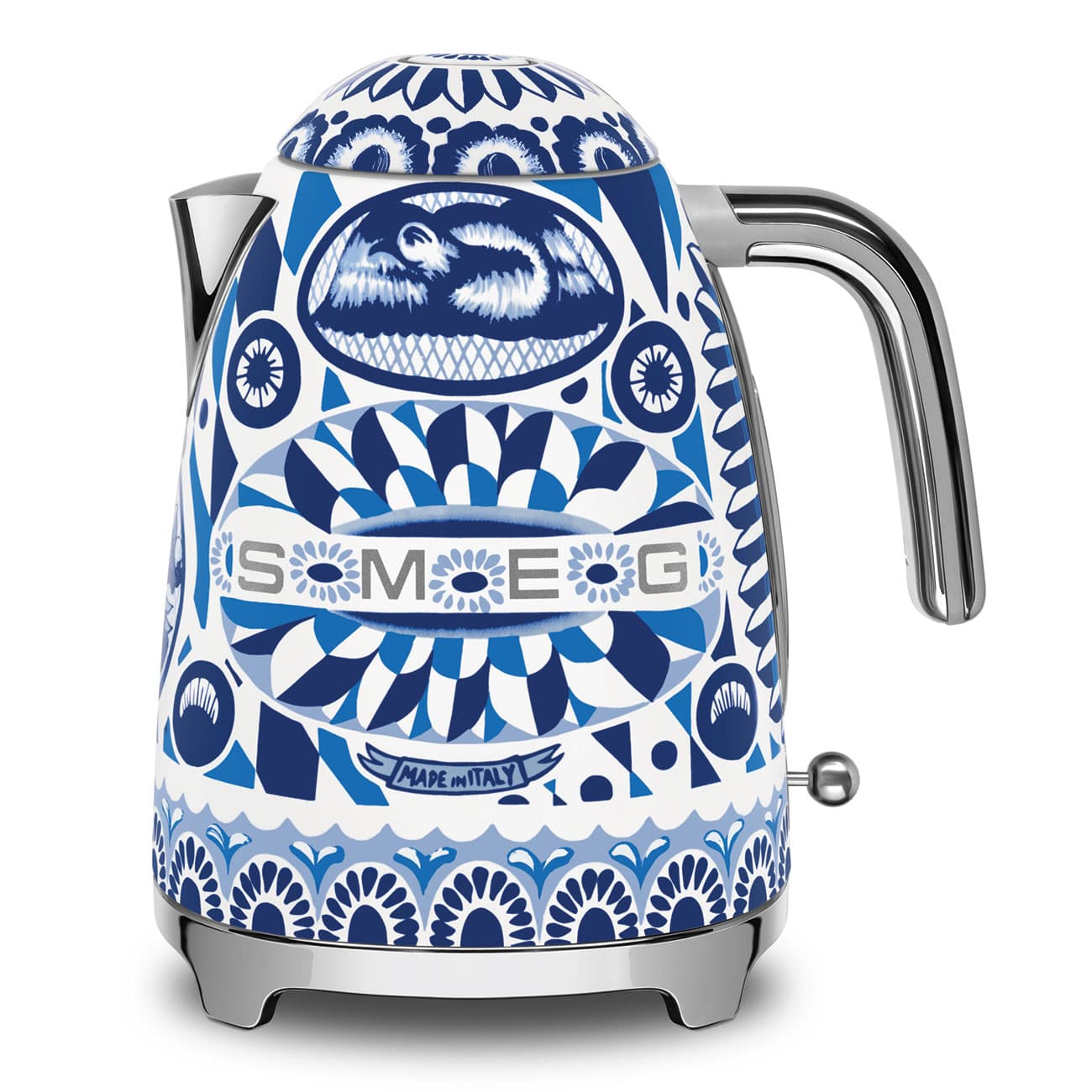 SMEG KLF03DGBEU waterkoker D&G Blu Mediterraneo, Dolce & Gabbana
