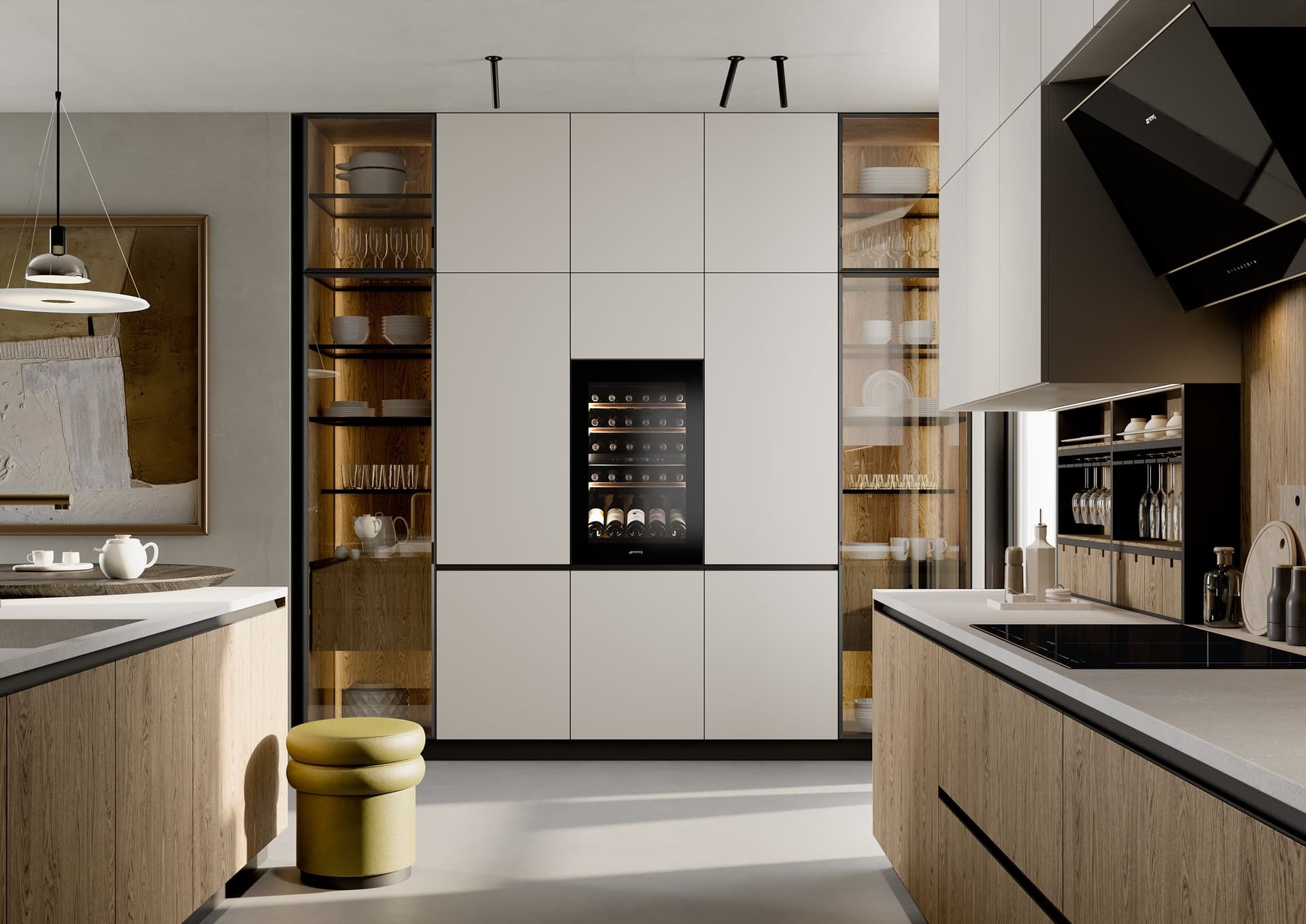 SMEG CVI040BE wijnklimaatkast zwart (afbeelding 4 van 5)