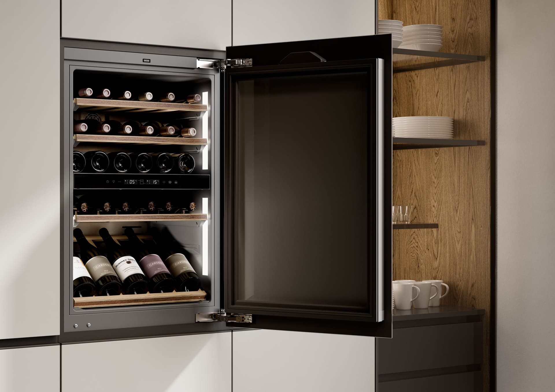 SMEG CVI040BE wijnklimaatkast zwart (afbeelding 2 van 5)