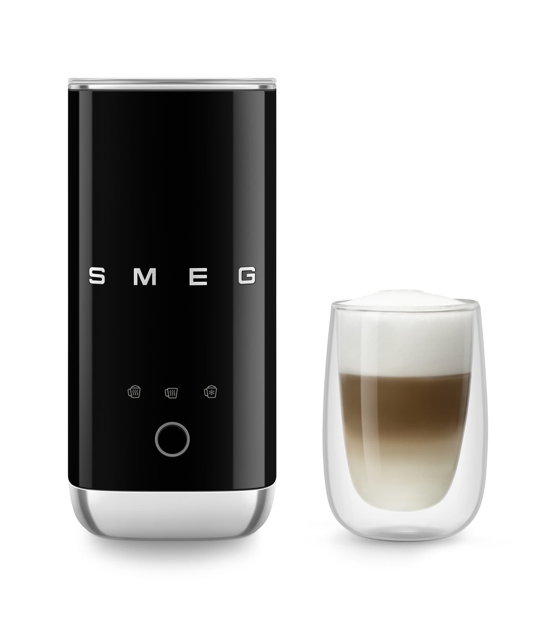 SMEG MFF02BLEU melkopschuimer zwart (afbeelding 2 van 2)
