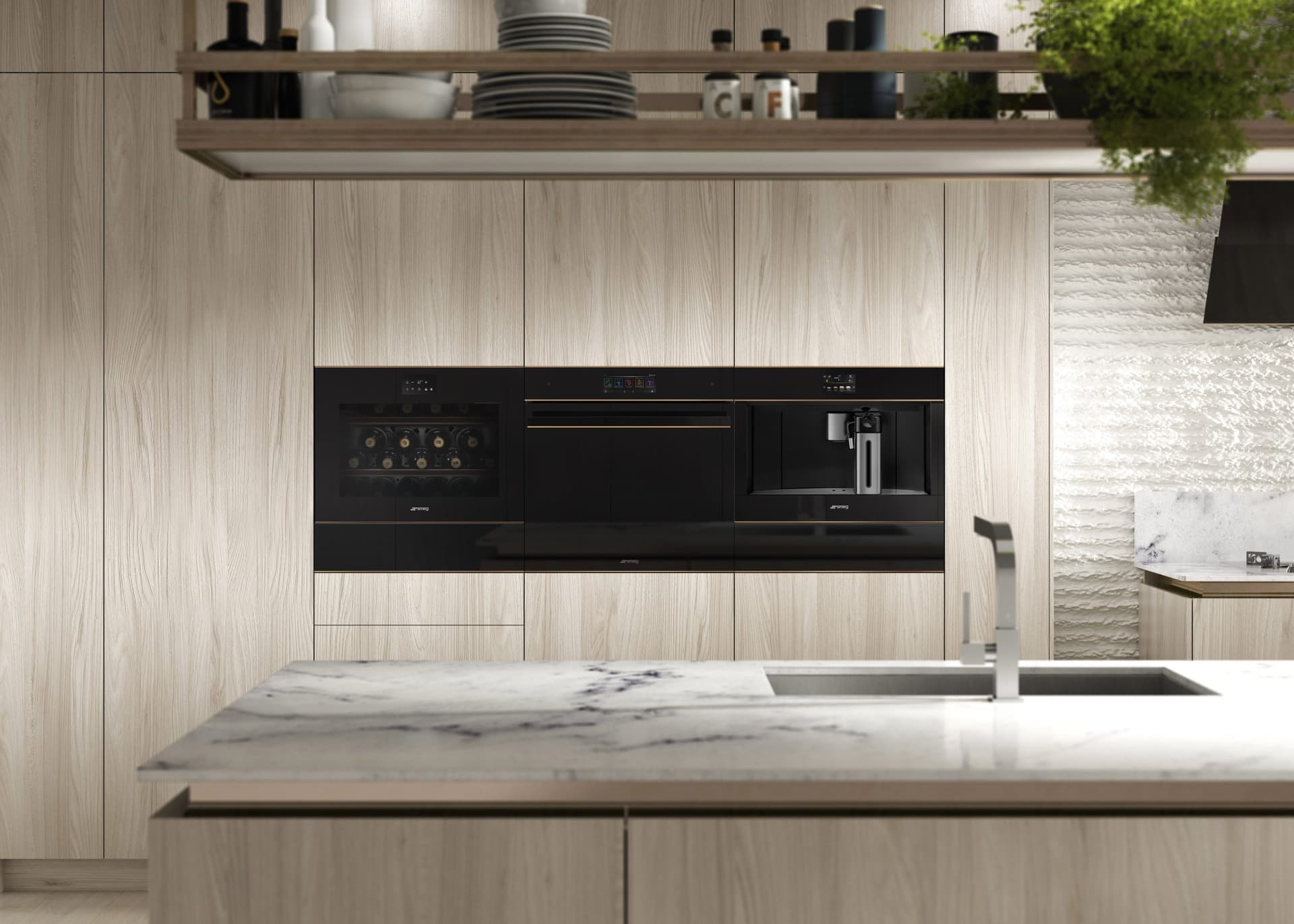 SMEG SO4606WAPNR omnichef oven, Zwart (afbeelding 2 van 3)