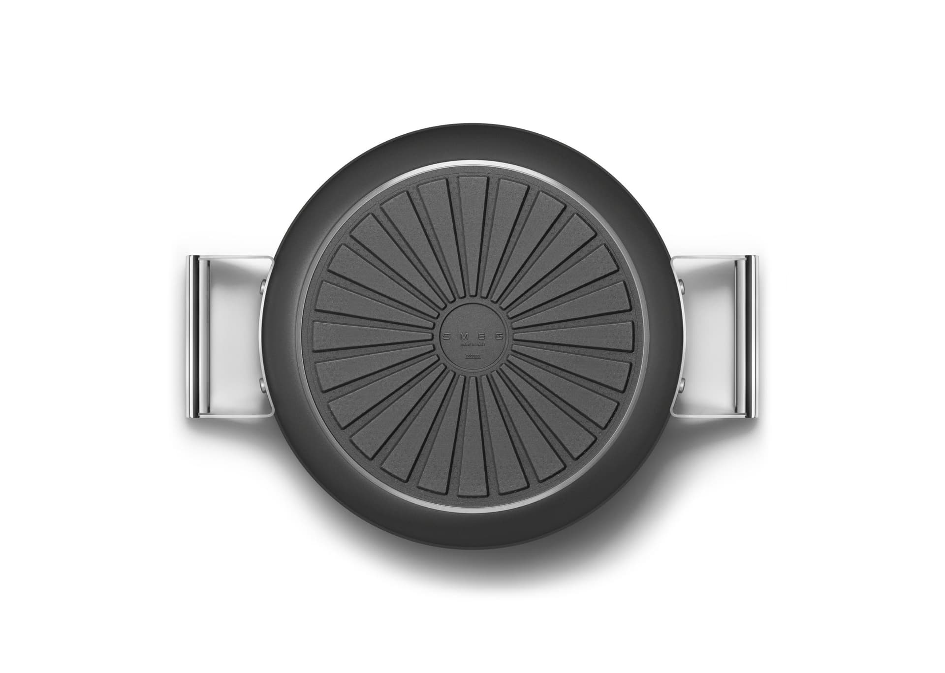 SMEG DPF2812BLM smoorpan zwart (afbeelding 3 van 3)