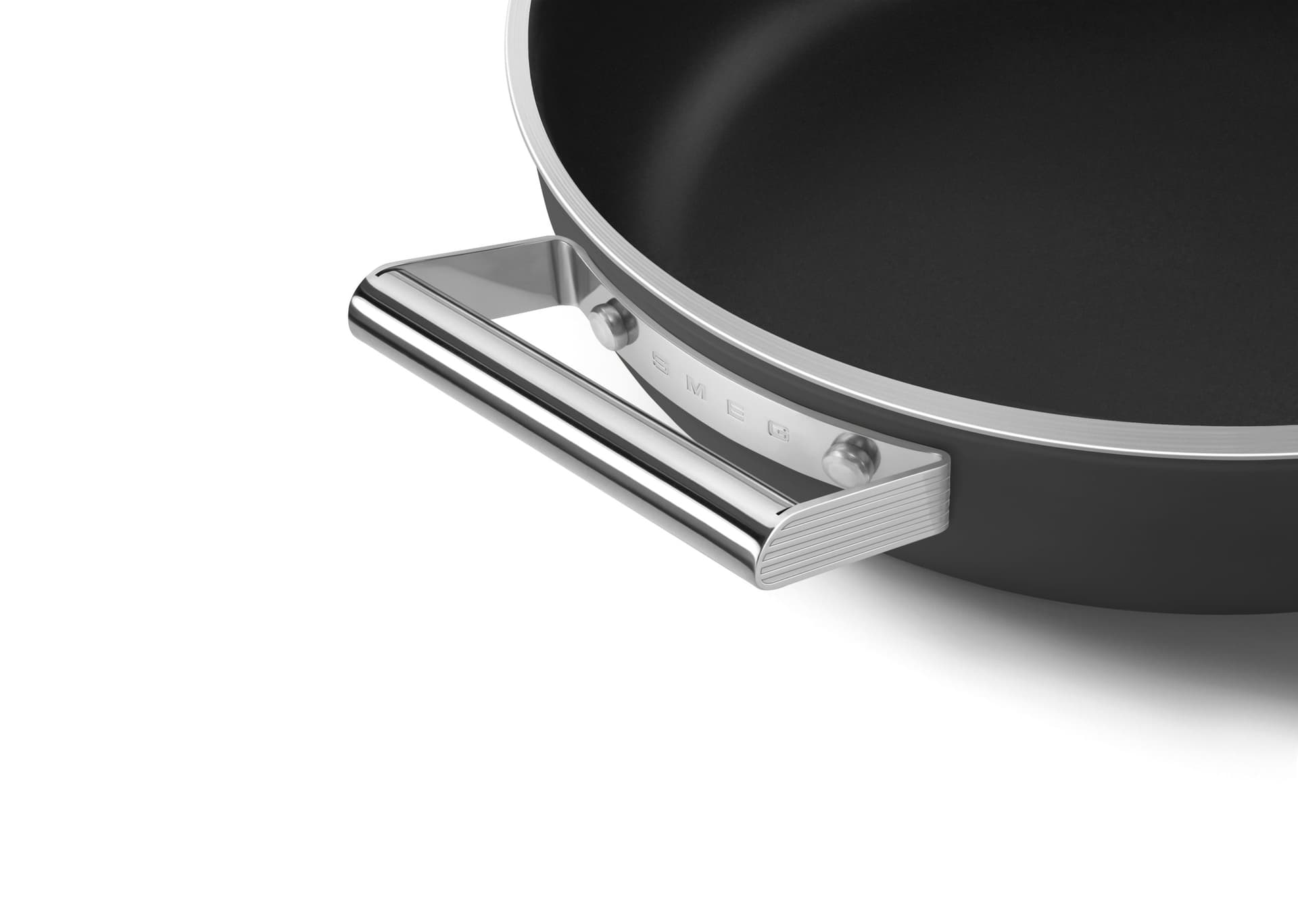 SMEG DPF2812BLM smoorpan zwart (afbeelding 2 van 3)