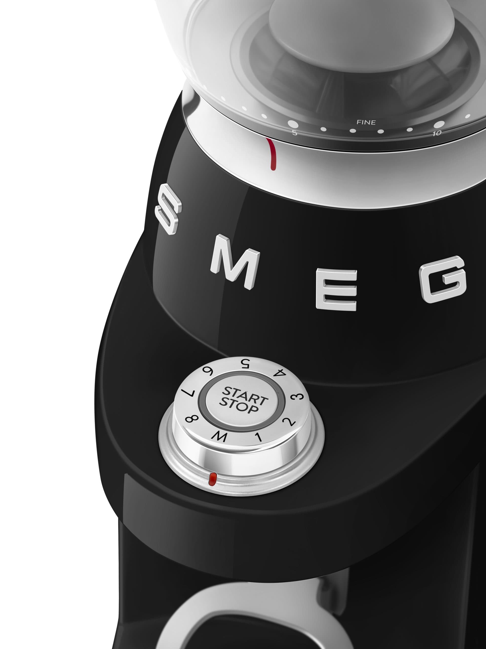 SMEG CGF03BLEU bonenmaler zwart (afbeelding 2 van 3)