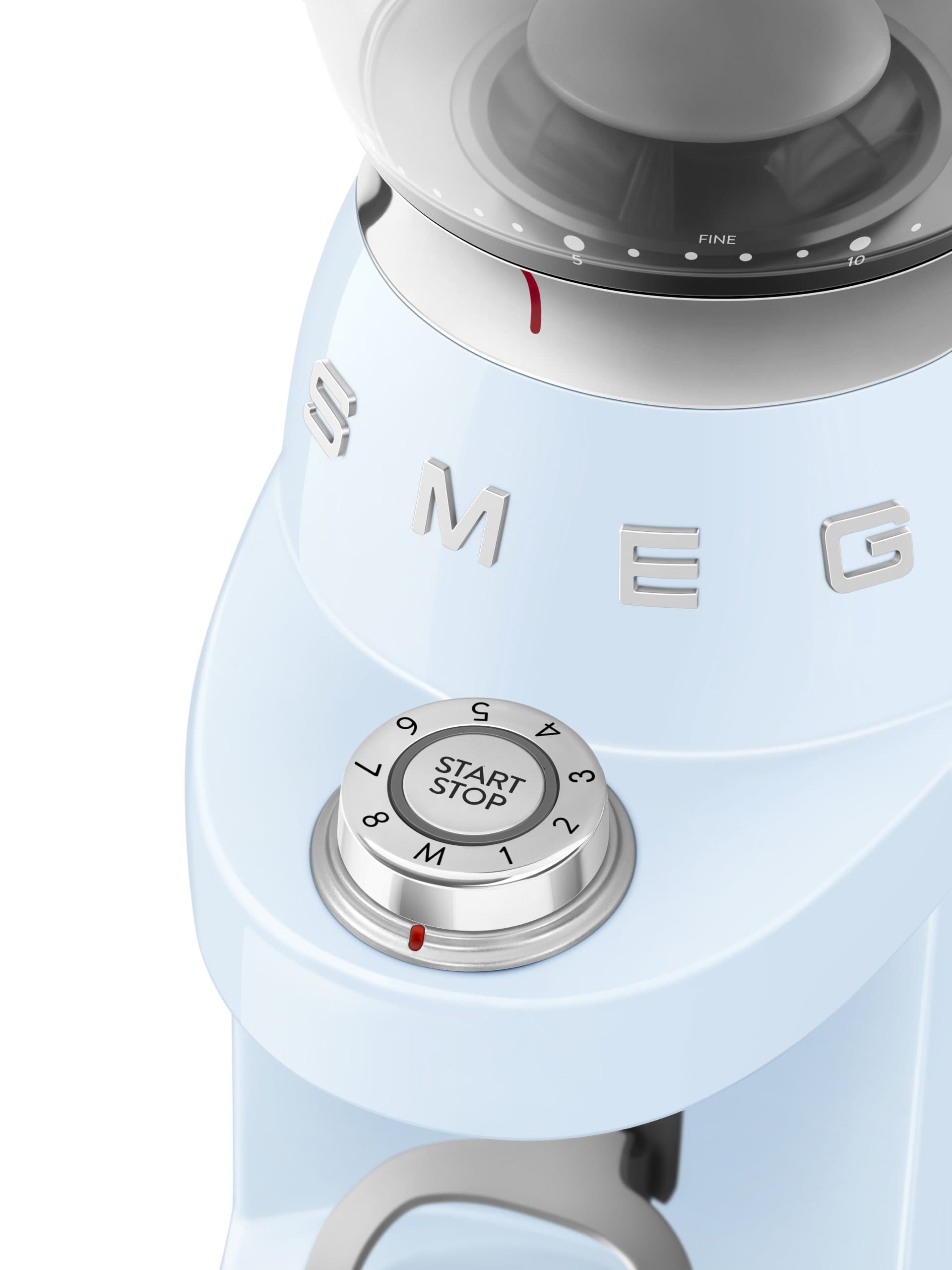 SMEG CGF03PBEU bonenmaler pastelblauw (afbeelding 2 van 3)