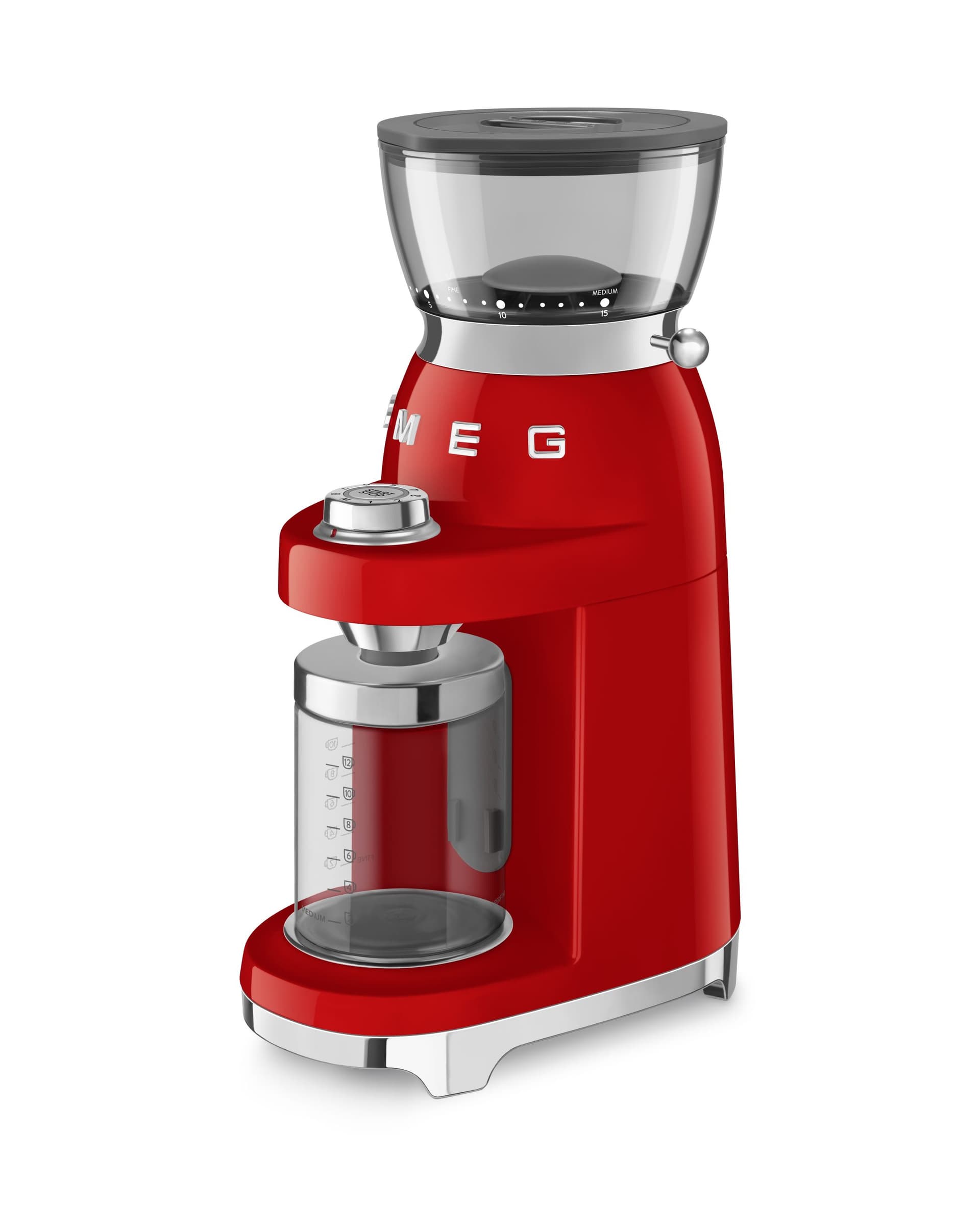 SMEG CGF03RDEU bonenmaler rood (afbeelding 3 van 3)