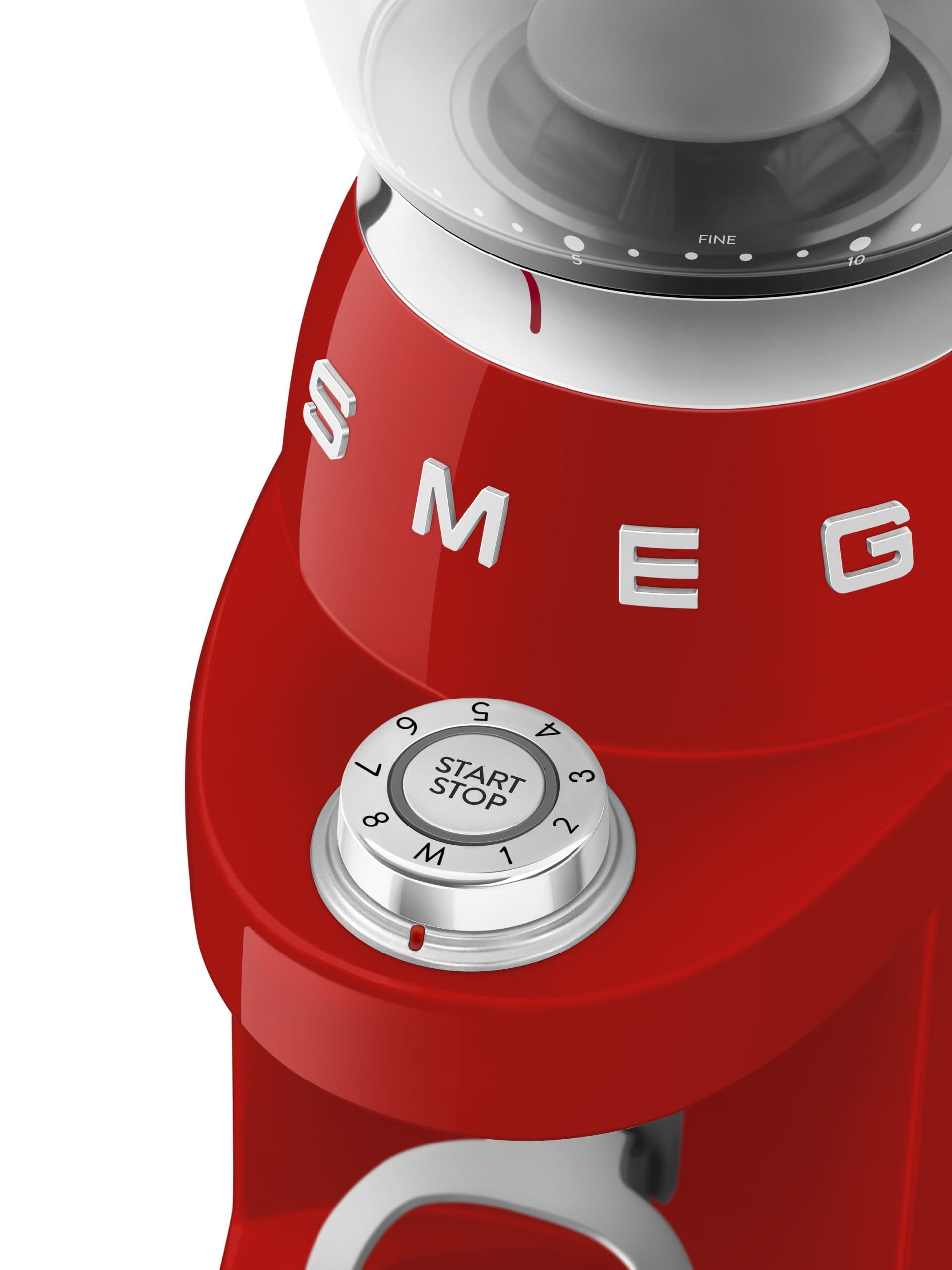 SMEG CGF03RDEU bonenmaler rood (afbeelding 2 van 3)