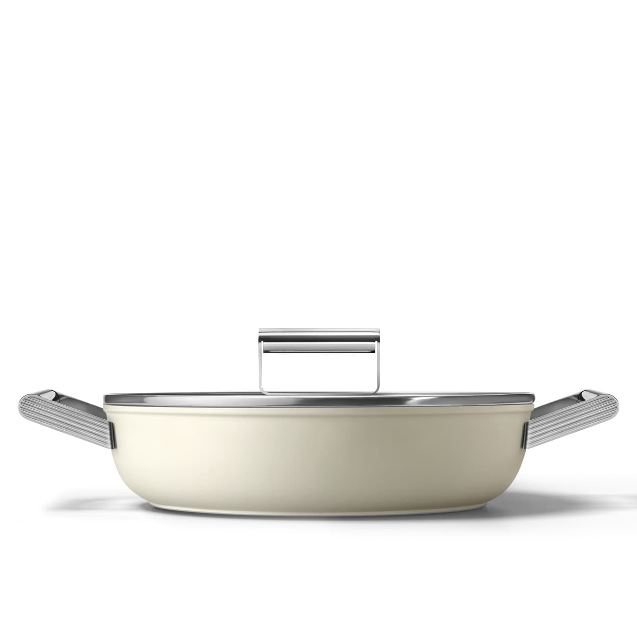 SMEG DPF2812CRM smoorpan crème