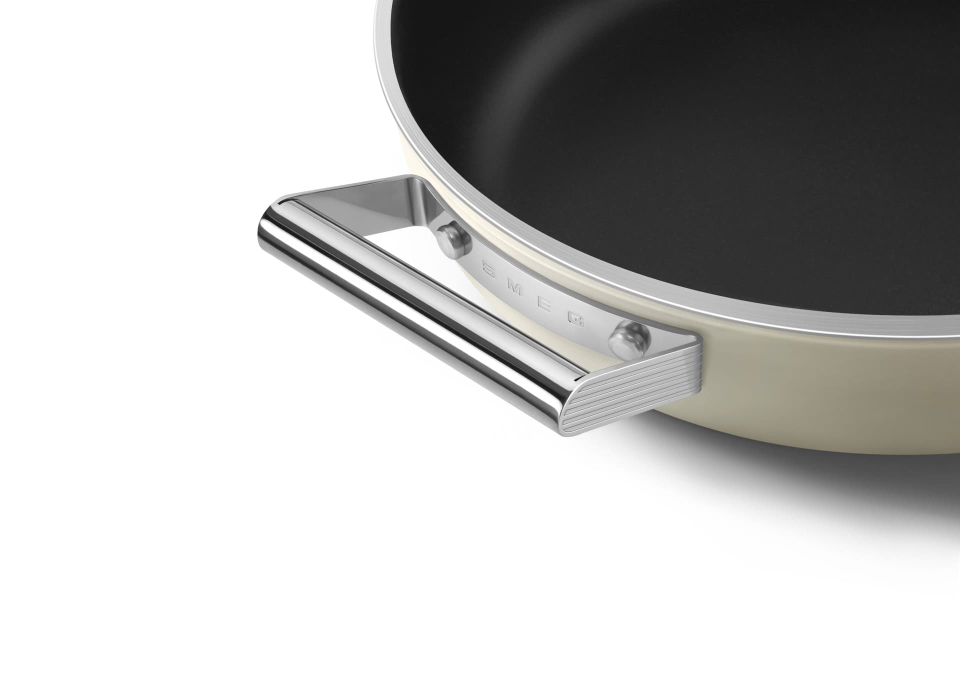 SMEG DPF2812CRM smoorpan crème (afbeelding 2 van 3)