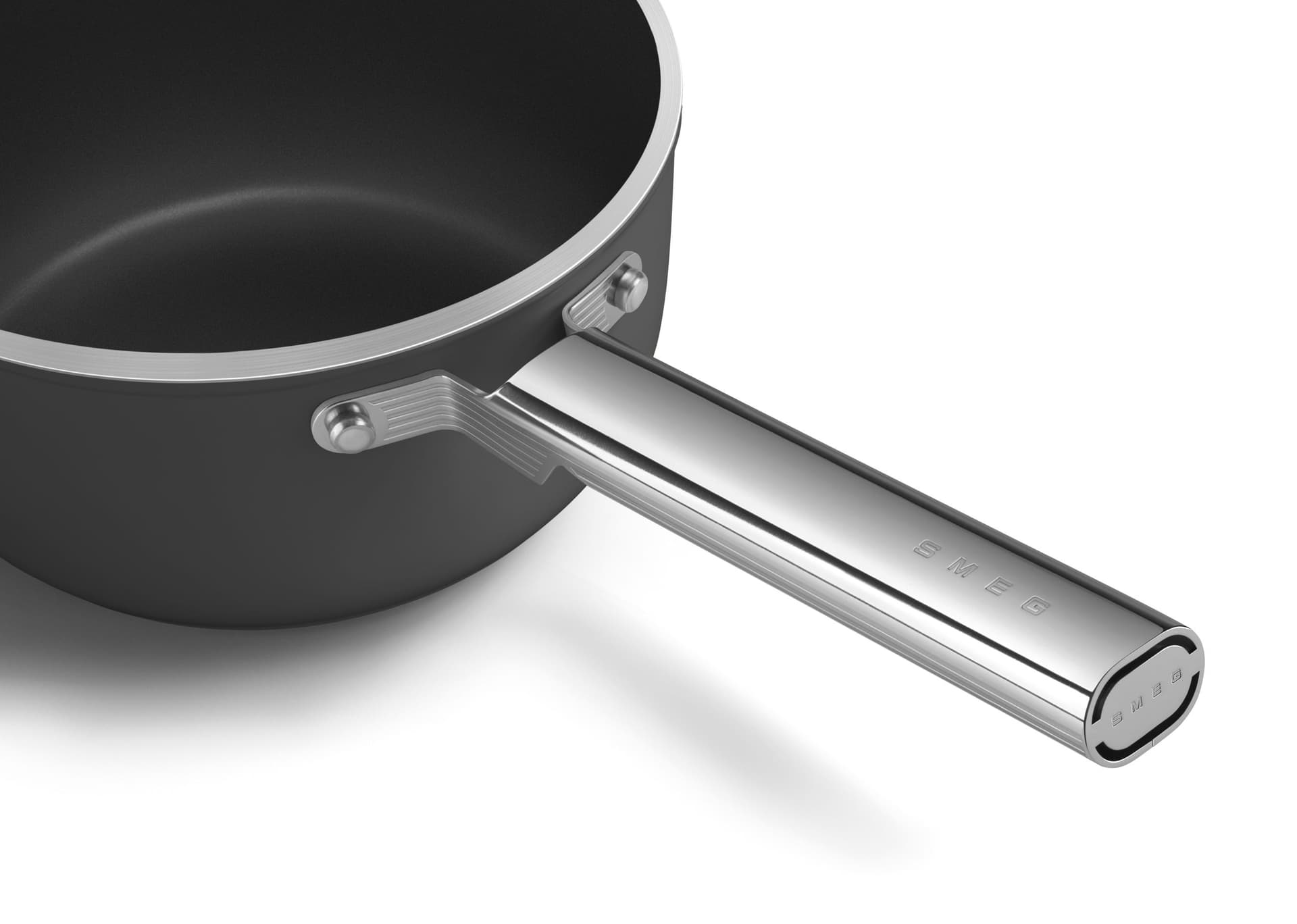 SMEG SPF2012BLM steelpan zwart (afbeelding 2 van 3)