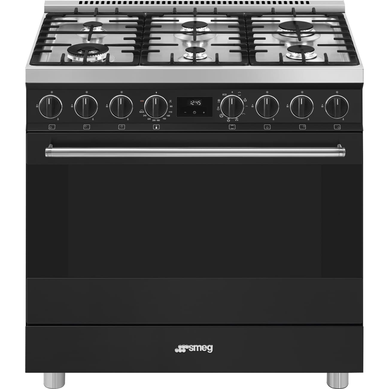 SMEG B91GMMBNLK2 fornuis, Antraciet