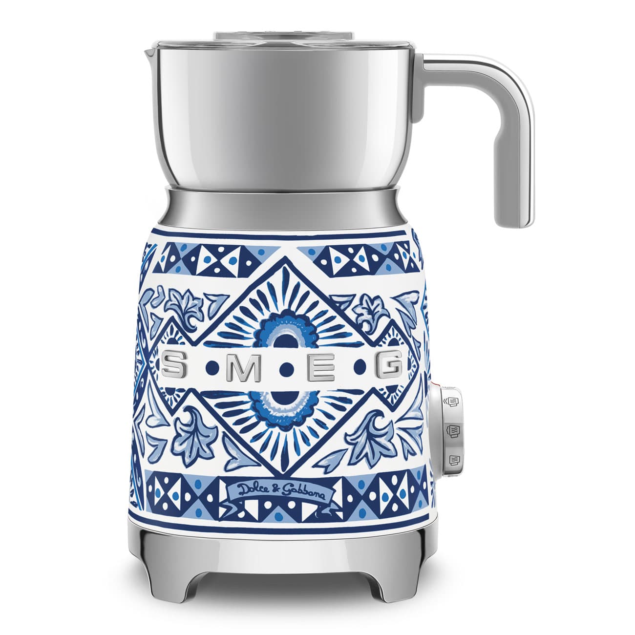 SMEG MFF01DGBEU melkopschuimer D&G Blu Mediterraneo, Dolce & Gabbana