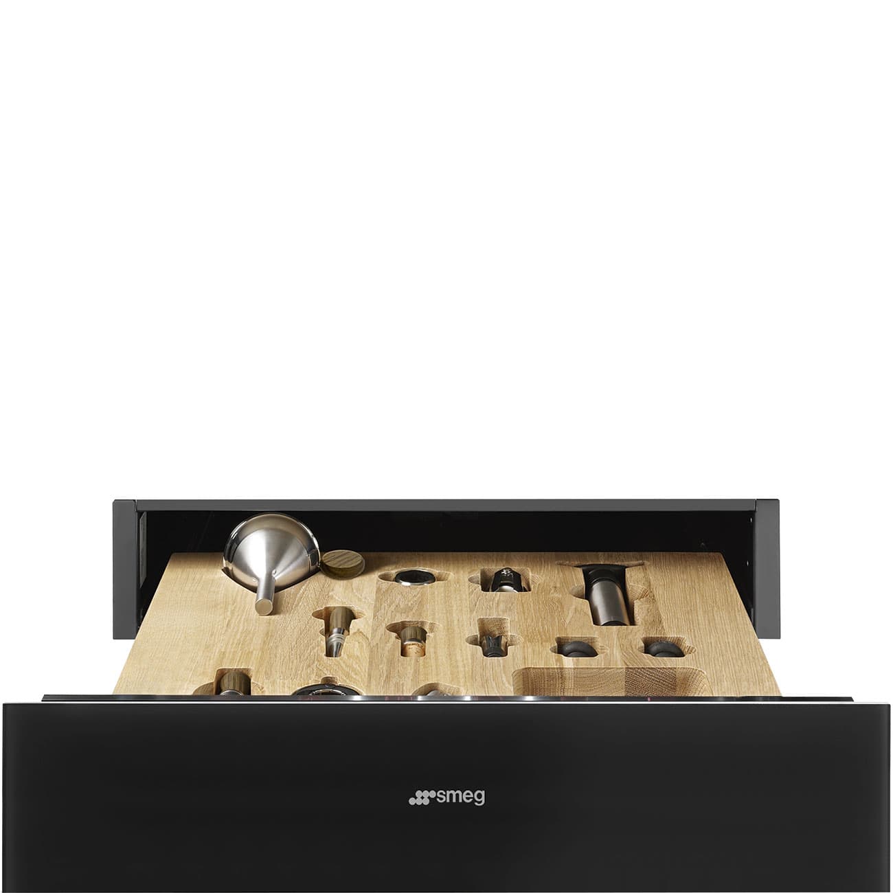 SMEG CPS115B3 sommelier lade zwart